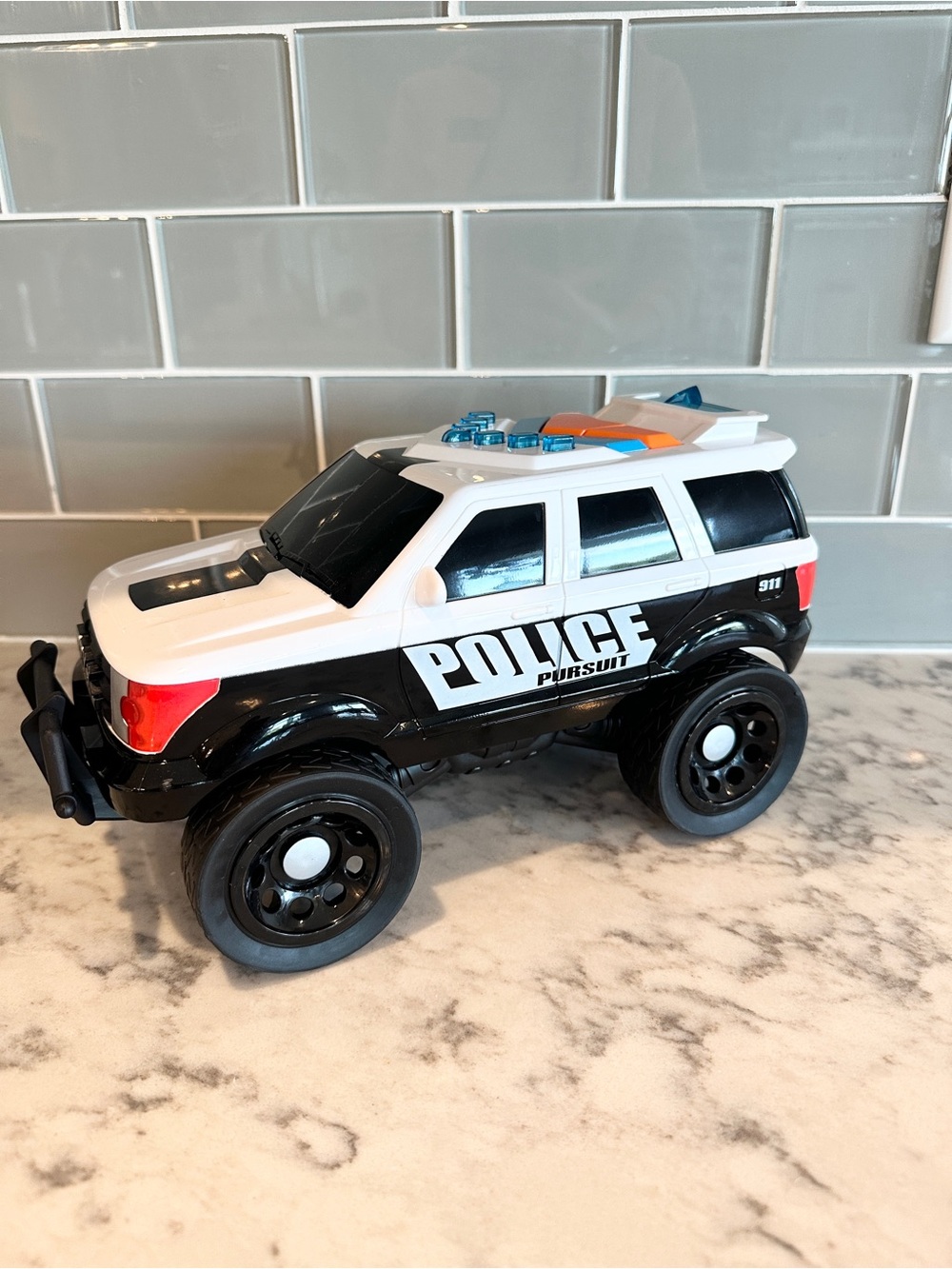 Kids Police Pursuit Toy SUV - with lights and sounds